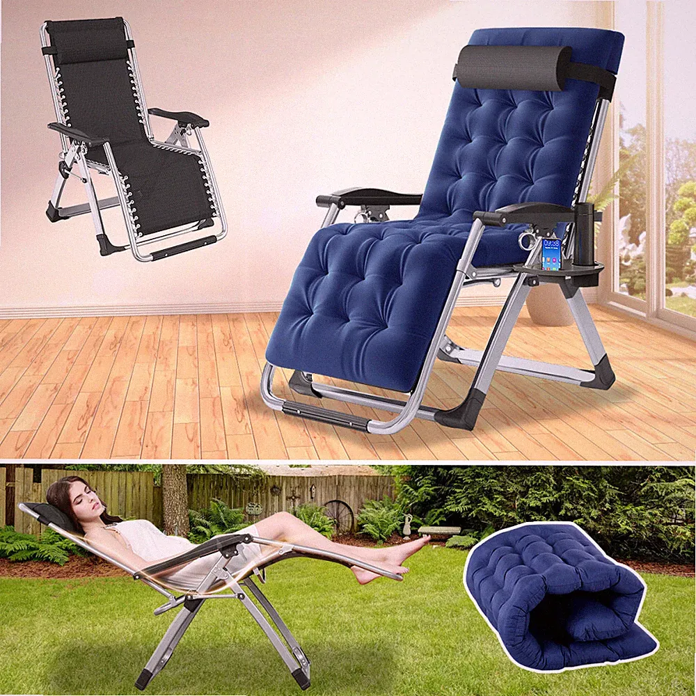 Begonia.K Zero Gravity Chair Tanning Chairs For Outside Cup Tray Headrest Padded
