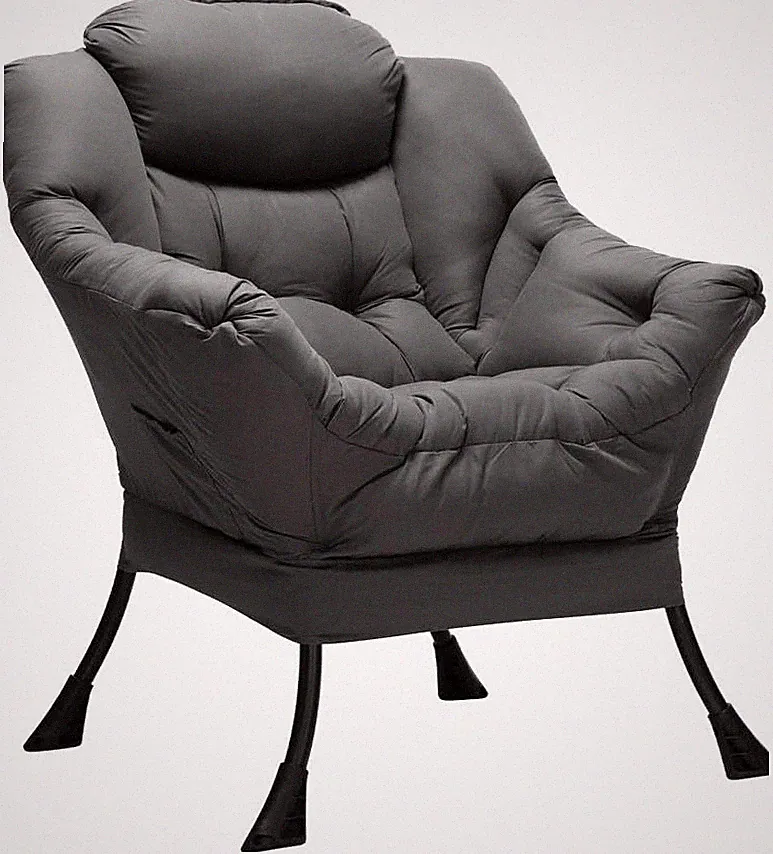 Fabric Large Lazy Chair for Living Room Accent Reading Chair Cozy Lounge Chair