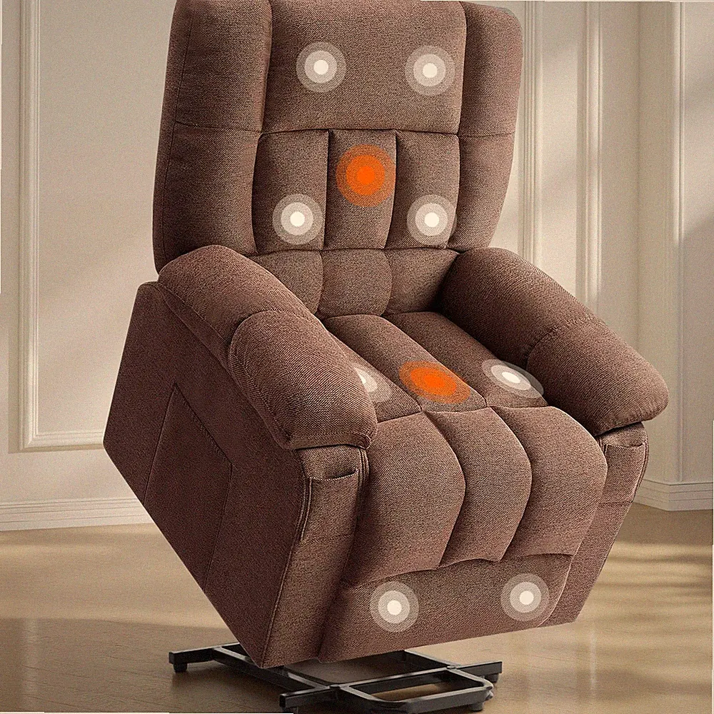 Power Lift Recliner Chair with Vibration Massage and Heat for Adults, Ergonom...