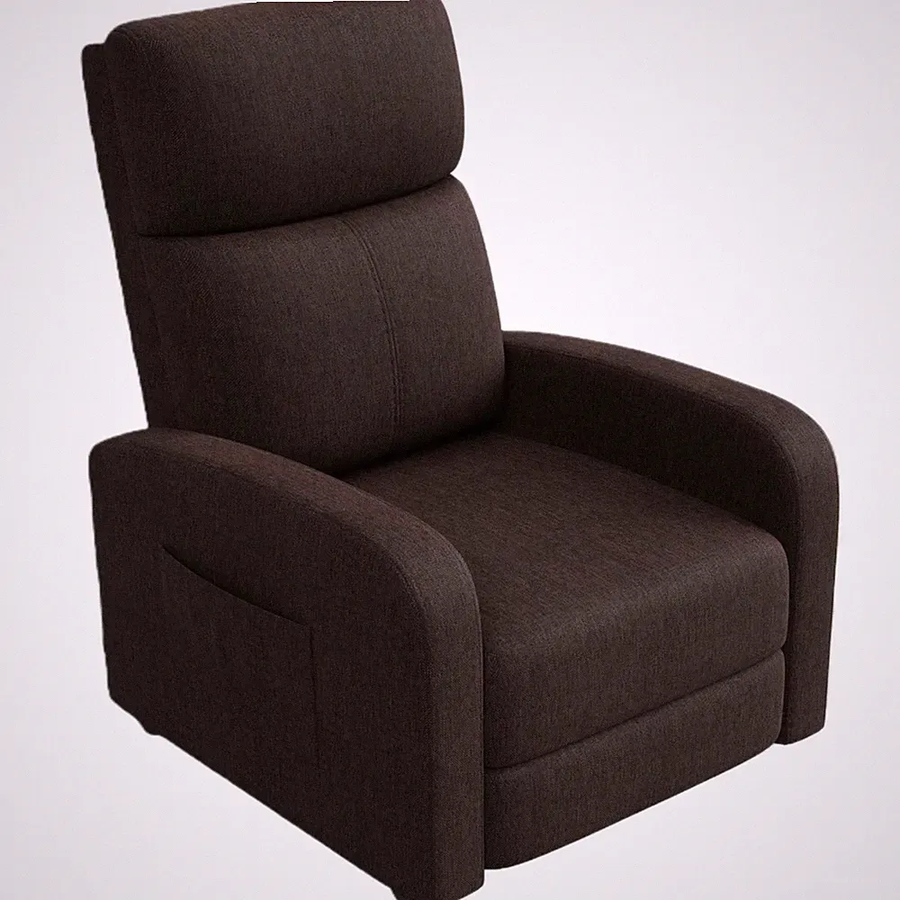 Recliner Chair for Adults, PU Leather Lazy Recliner Ergonomic Adjustable Sing...