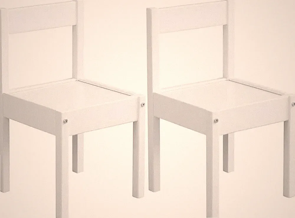 Set of 2 Kids Chairs with Back Support for Reading, Crafts, and Eating