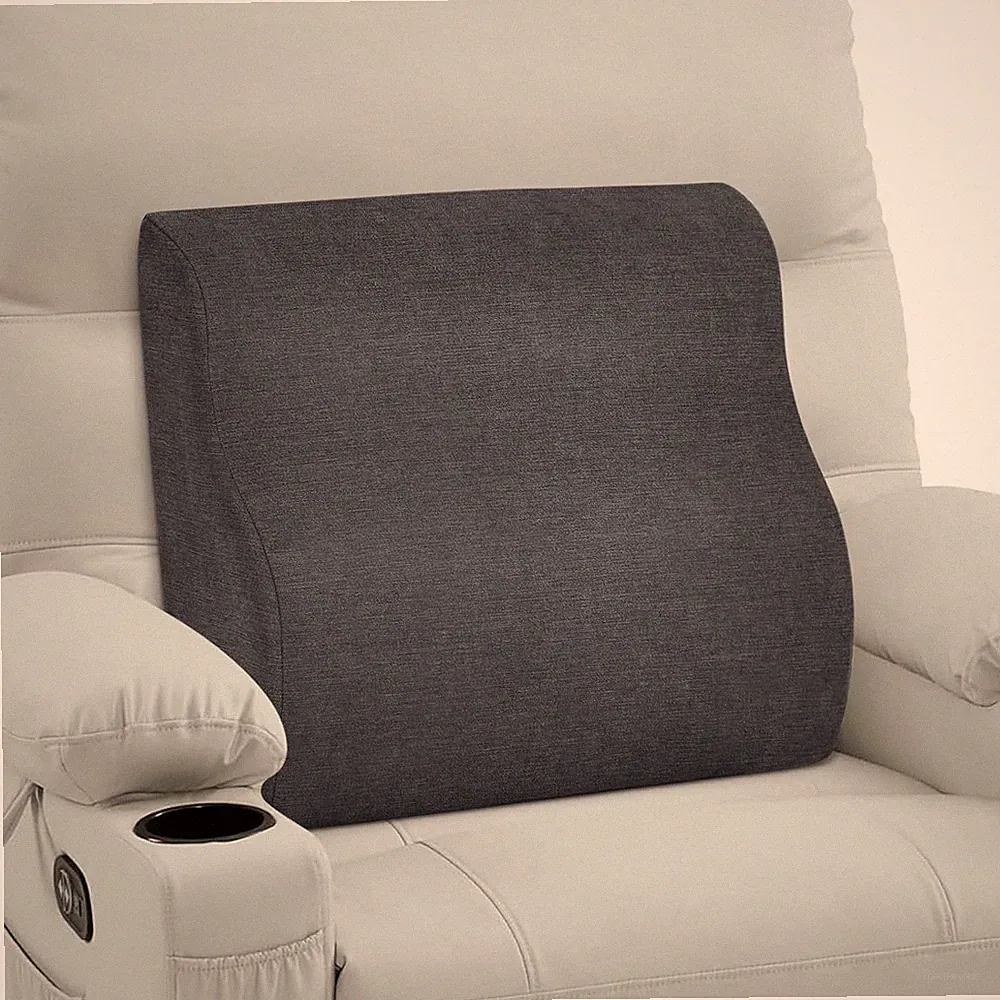 TANYOO Back Support Pillow for Recliner Dual Layer Lumbar Support Pillow with Ge